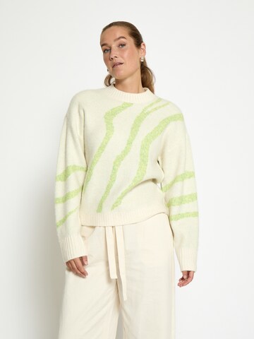 Pullover 'Johanne' di DESIRES in giallo: frontale