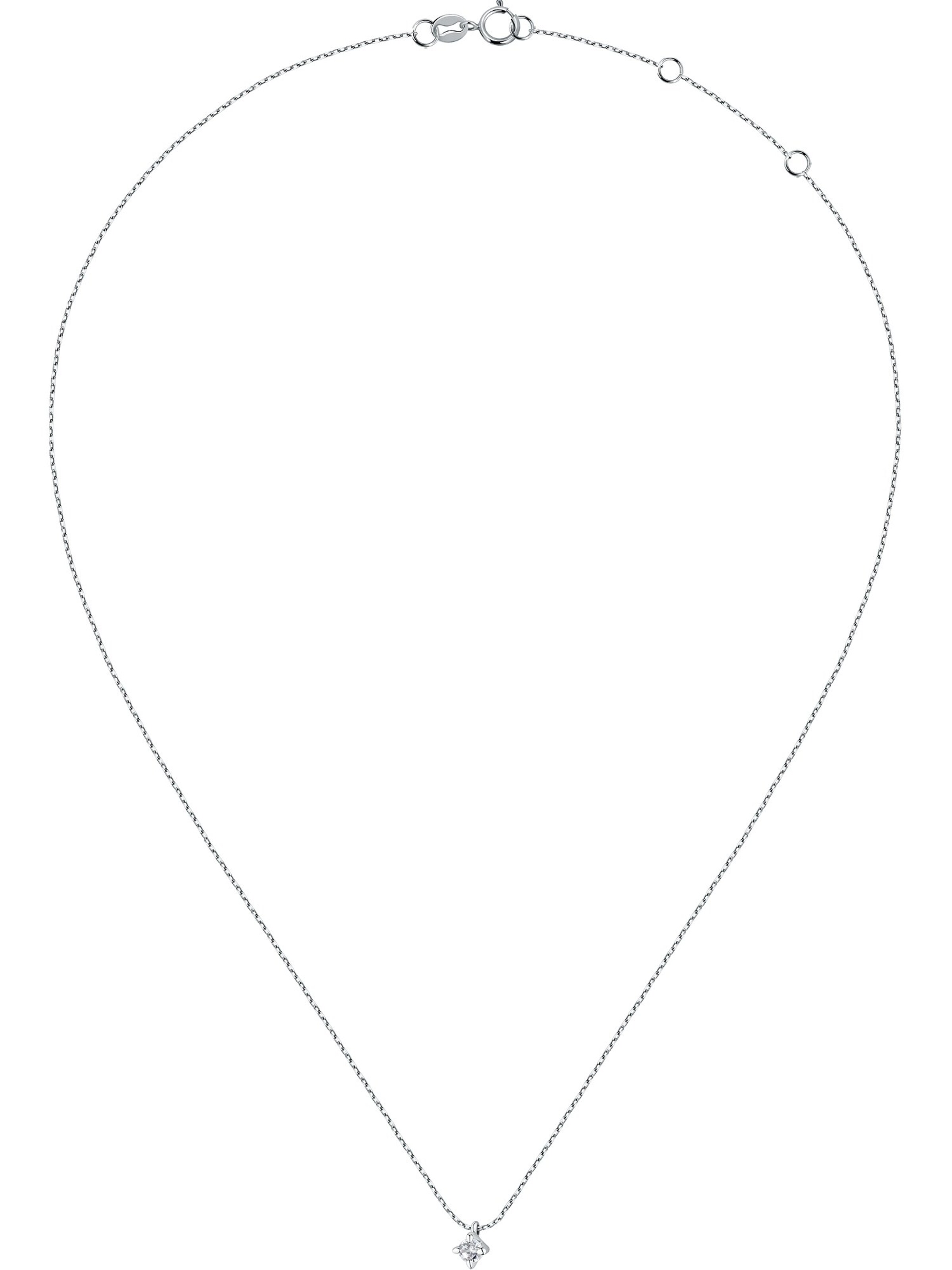 Live Diamond Kette in Silber: Vorderseite