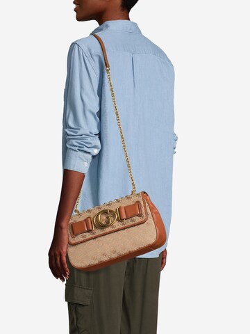 GUESS - Bolso de hombro 'Aviana' en beige: frente