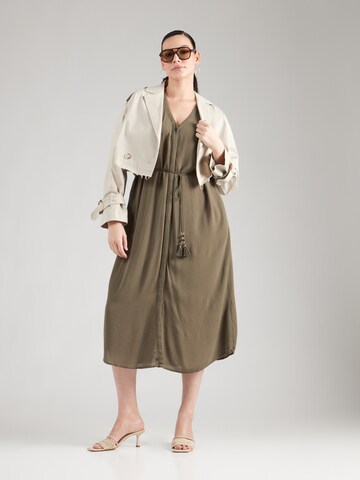 Vero Moda Curve Платье-рубашка 'VMCbente' в Зеленый
