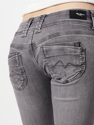Pepe Jeans גזרת סלים ג'ינס 'Venus' באפור