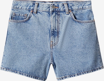 MANGO Regular Shorts 'Zoe' in Blau: predná strana