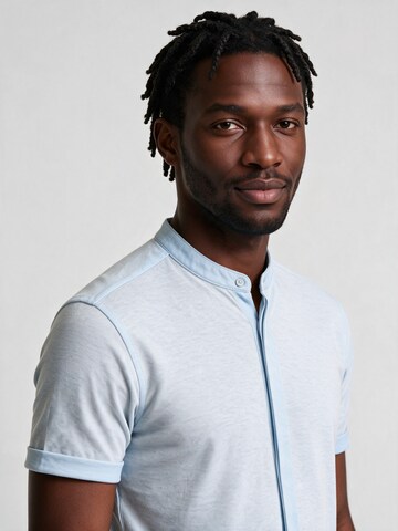 Antioch Slim Fit Shirt in Blau