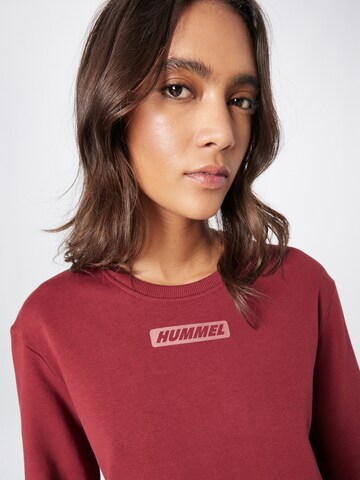 Hummel Sportief sweatshirt in Rood