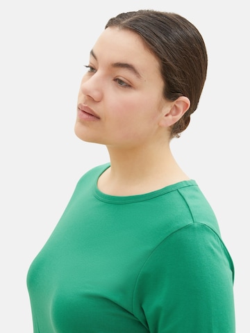 T-shirt Tom Tailor Women + en vert