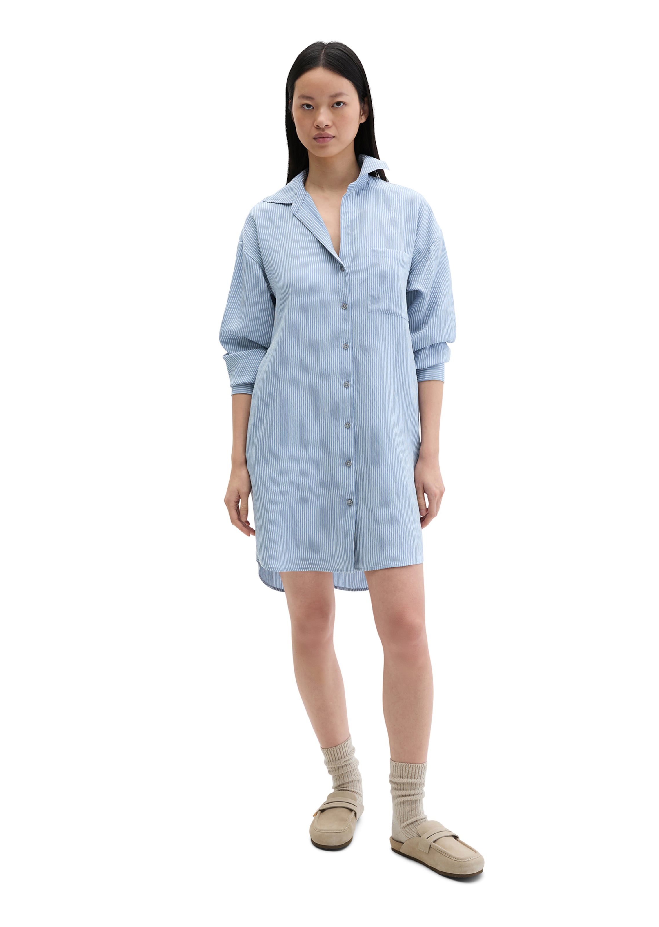Marc O'Polo Shirt dress in Blue: front