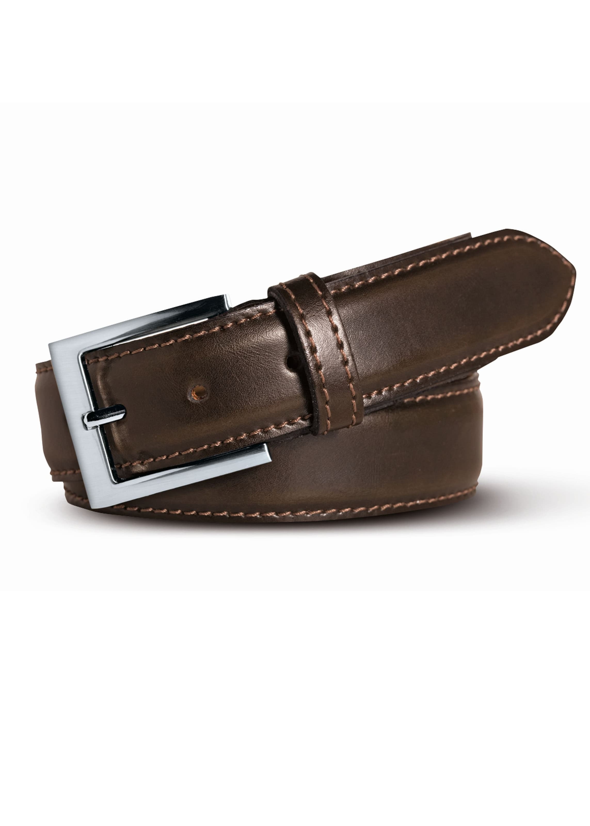 Ceinture MEYER en marron : devant