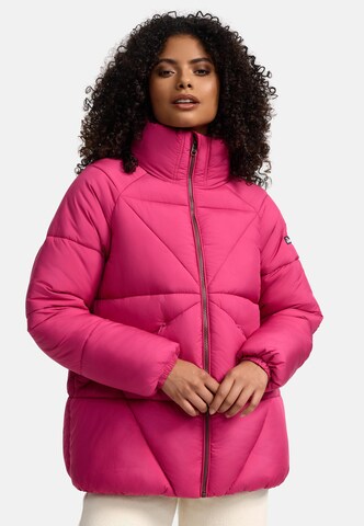 NAVAHOO Vinterjacka 'Schokolinaa' i rosa: framsida