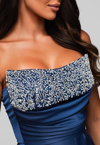 Ombre Avondjurk in Blauw