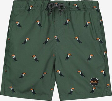 Shorts de bain 'Tucan' Shiwi en vert : devant