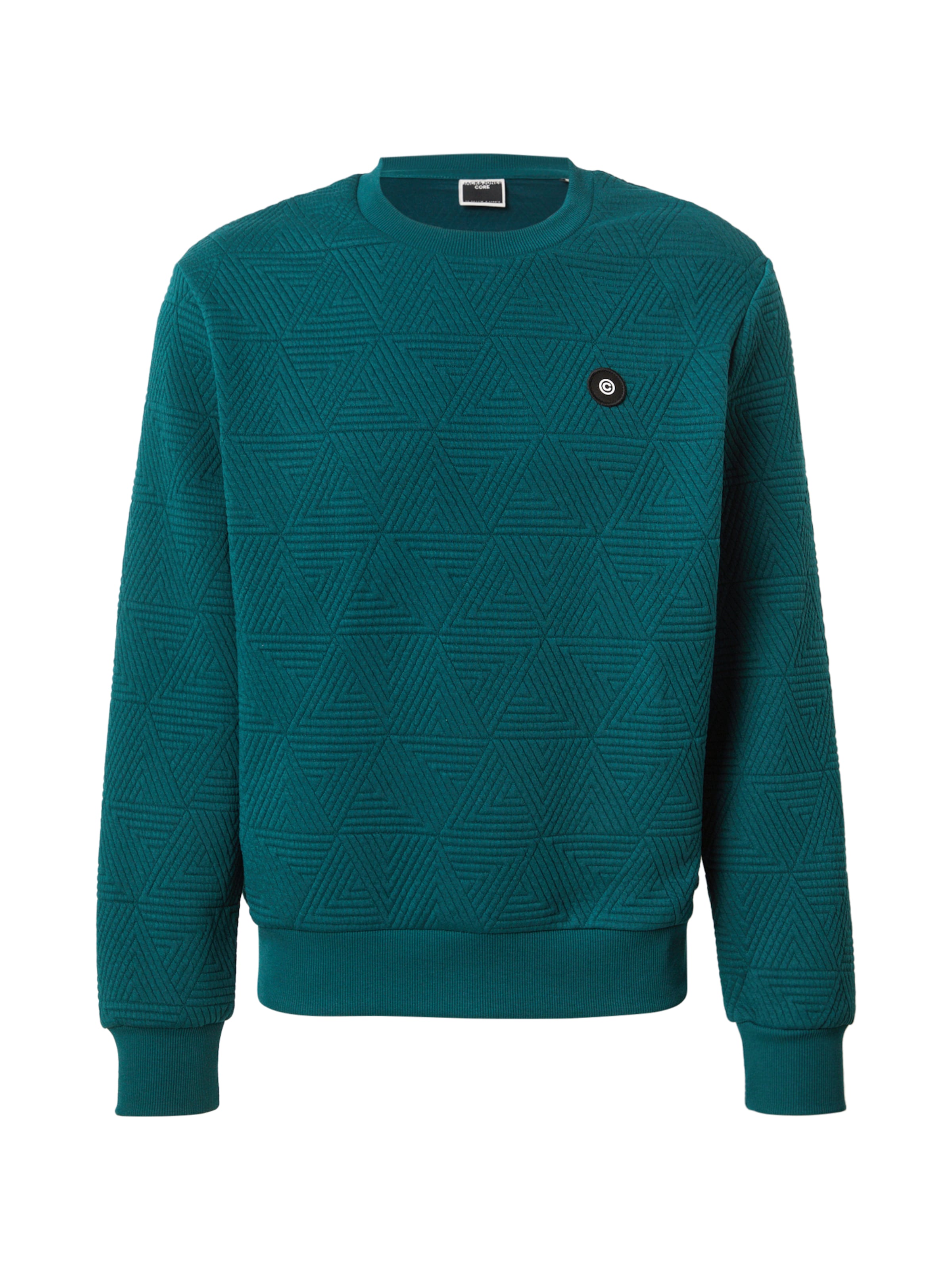 JACK & JONES Sweatshirt 'JCOGEO' in Grün: Vorderseite