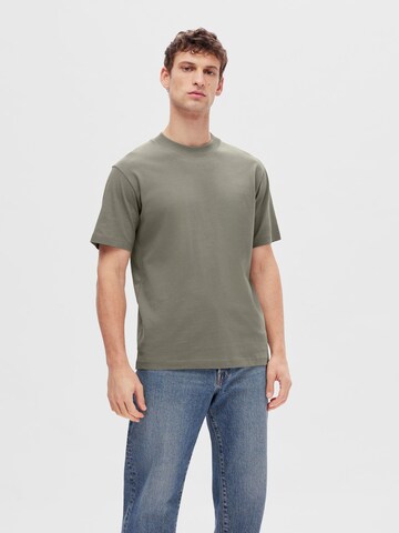 SELECTED HOMME T-Shirt 'Colman' in Grün: predná strana