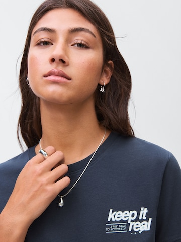 MANGO TEEN T-Shirt 'Keep' in Blau