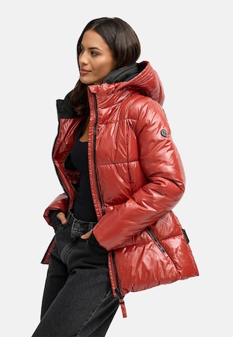 NAVAHOO Weatherproof jacket 'Eisglanz 14' in Brown