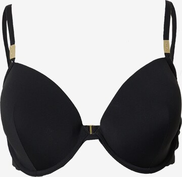 Calvin Klein Swimwear Push-up Bikinitop in Schwarz: predná strana