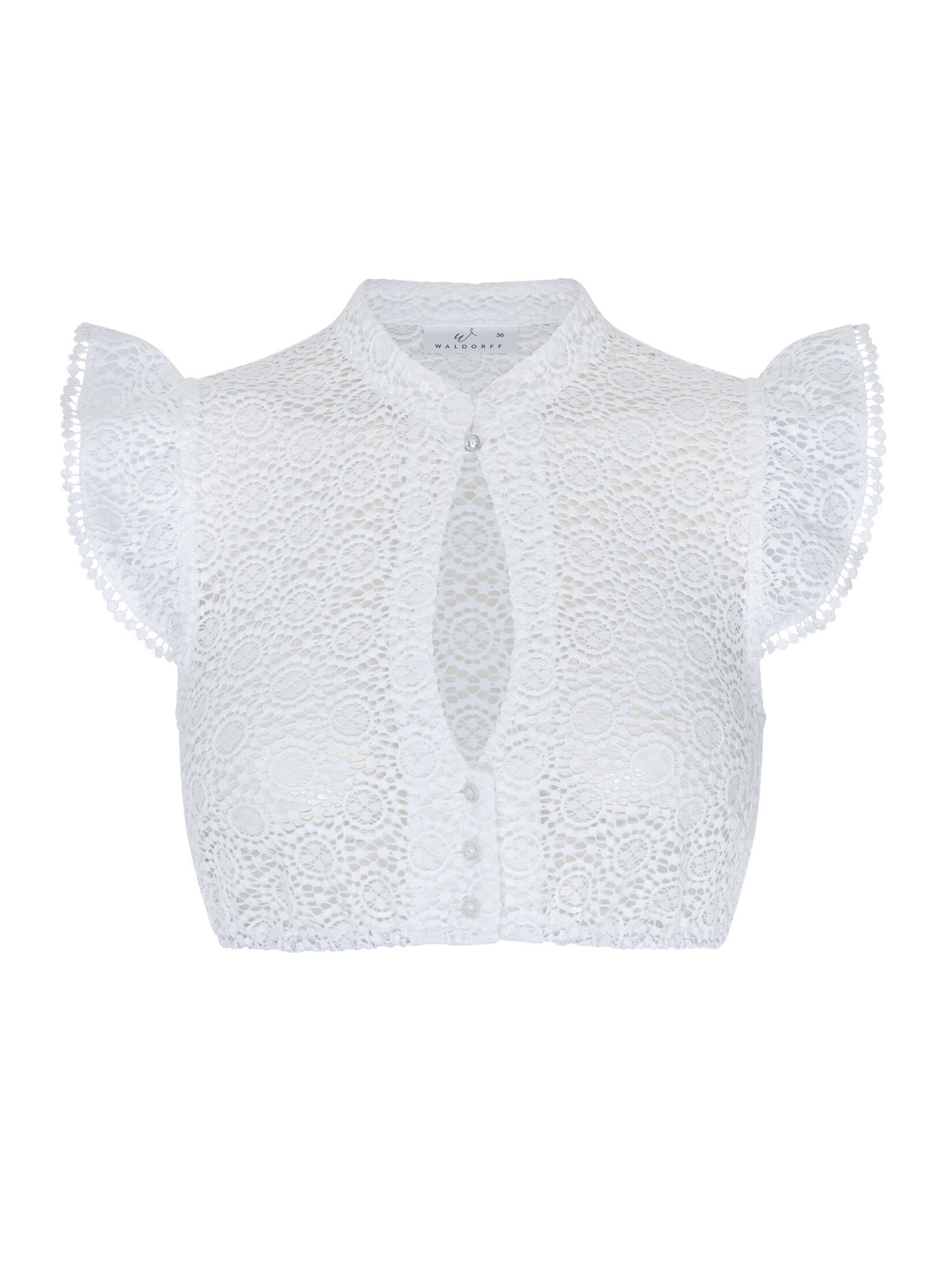 WALDORFF Traditional Blouse 'Antonella' in White: front