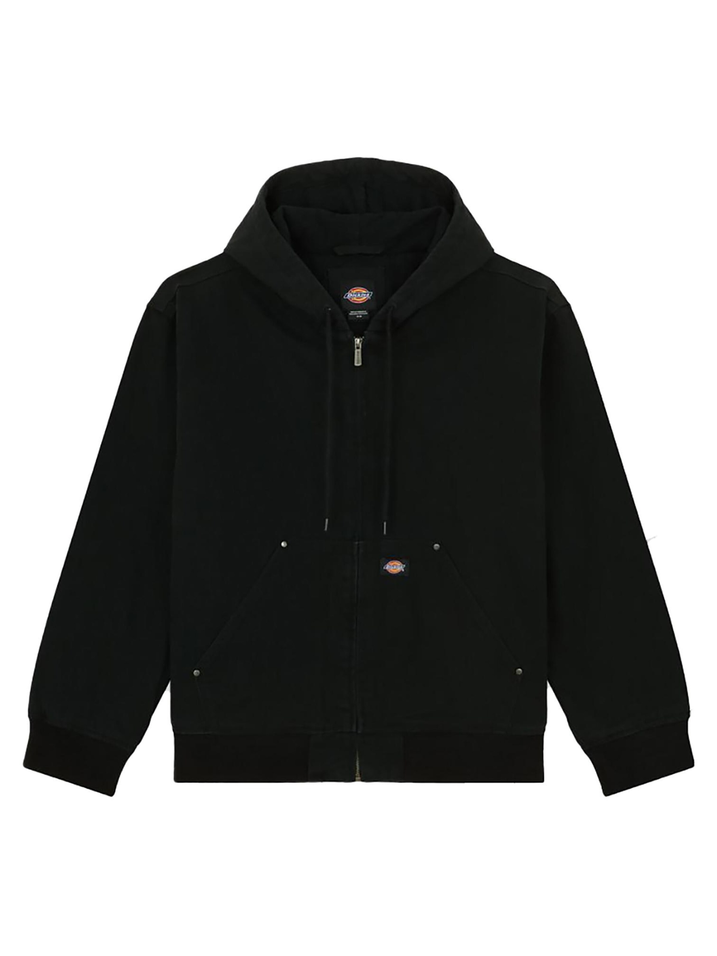 DICKIES Zip-Up Hoodie 'Hilham' in Black: front