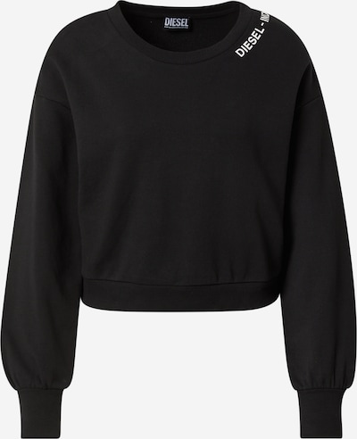 DIESEL Sweatshirt in Black / White, Item view