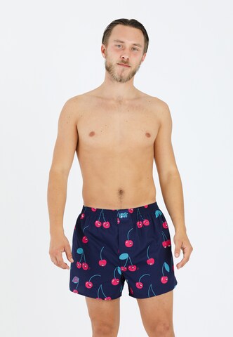 Lousy Livin Boxer shorts 'Cherry & Berry' in Purple: front