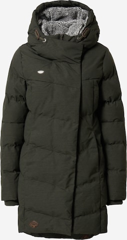 Ragwear Winter Coat 'PAVLA' in Green: front
