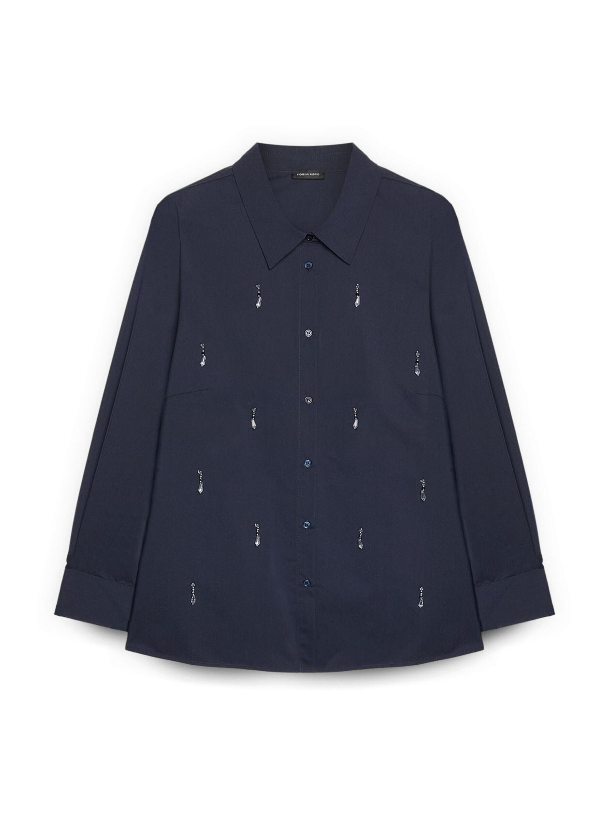 Fiorella Rubino - Blusa en azul: frente