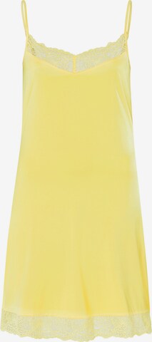 Hanro Negligee ' Josephine ' in Yellow: front