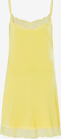 Hanro Negligee ' Josephine ' in Yellow: front