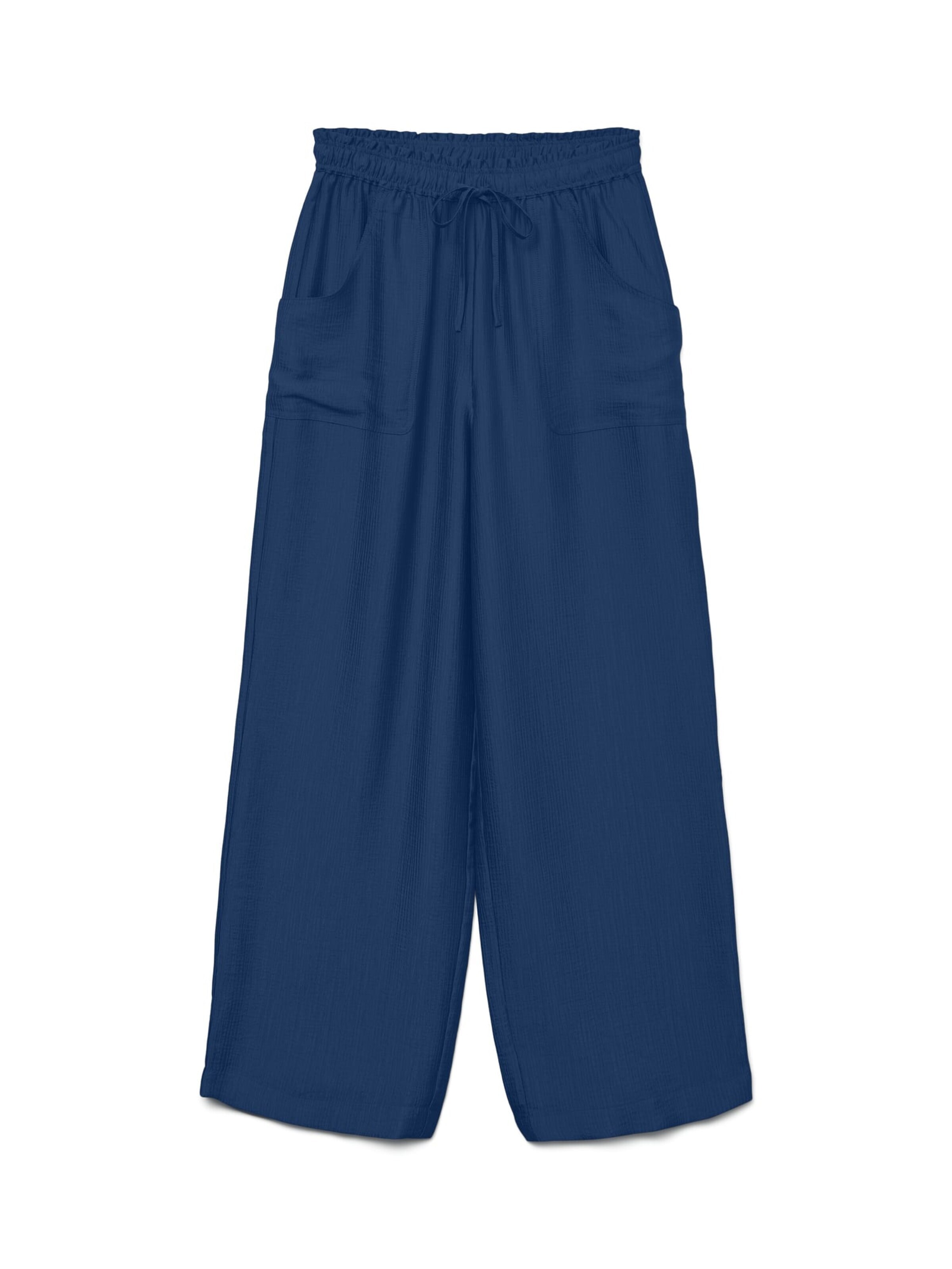 VERO MODA Baggy Trousers 'Toma' in Blue: front