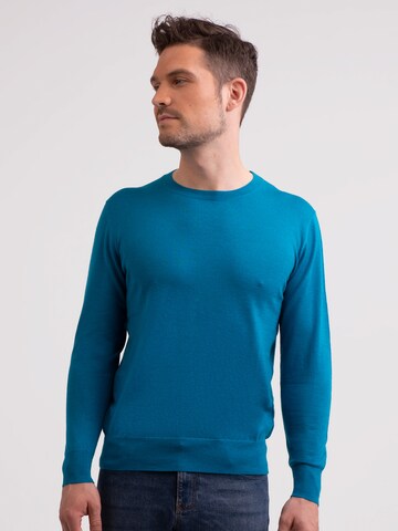 Pullover di CASH-MERE.CH in blu: frontale