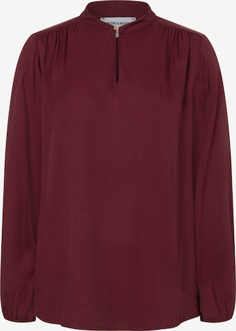 Camicia da donna di MORE & MORE in rosso: frontale