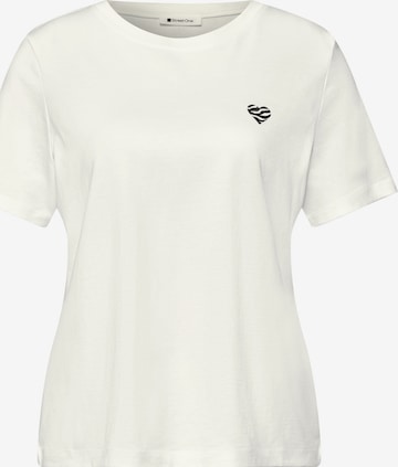 STREET ONE Shirt in White: front