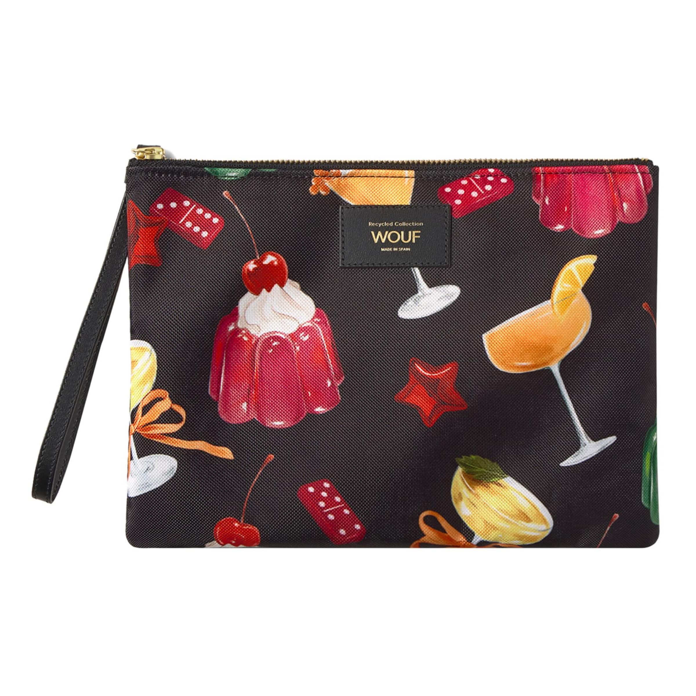 Wouf Toiletry bag in Black: front