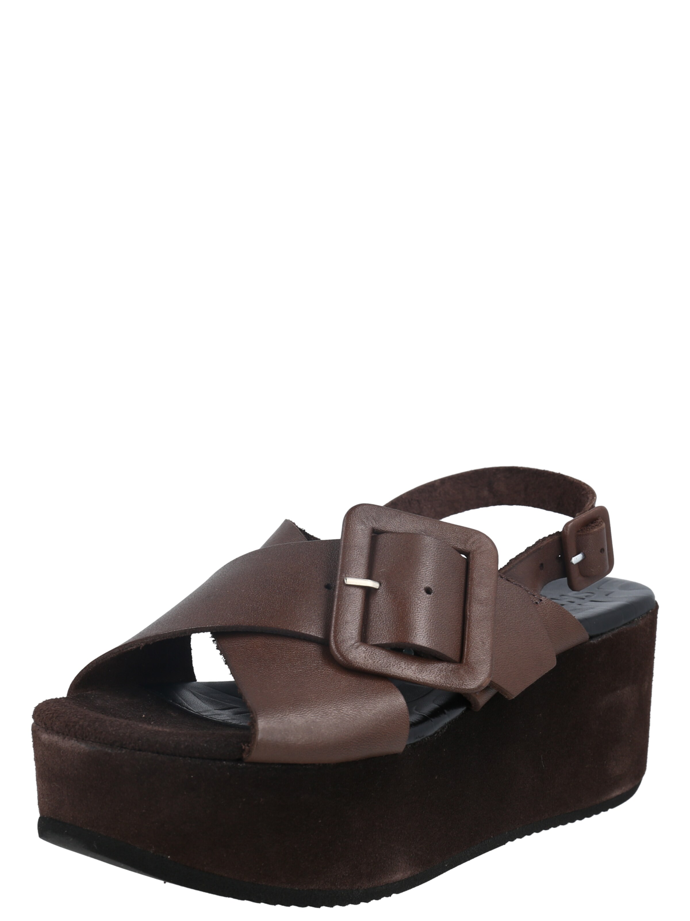 SHABBIES AMSTERDAM Sandalen met riem in Taupe | ABOUT YOU