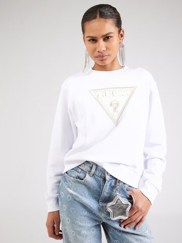 GUESS Sweatshirt i hvid: forside