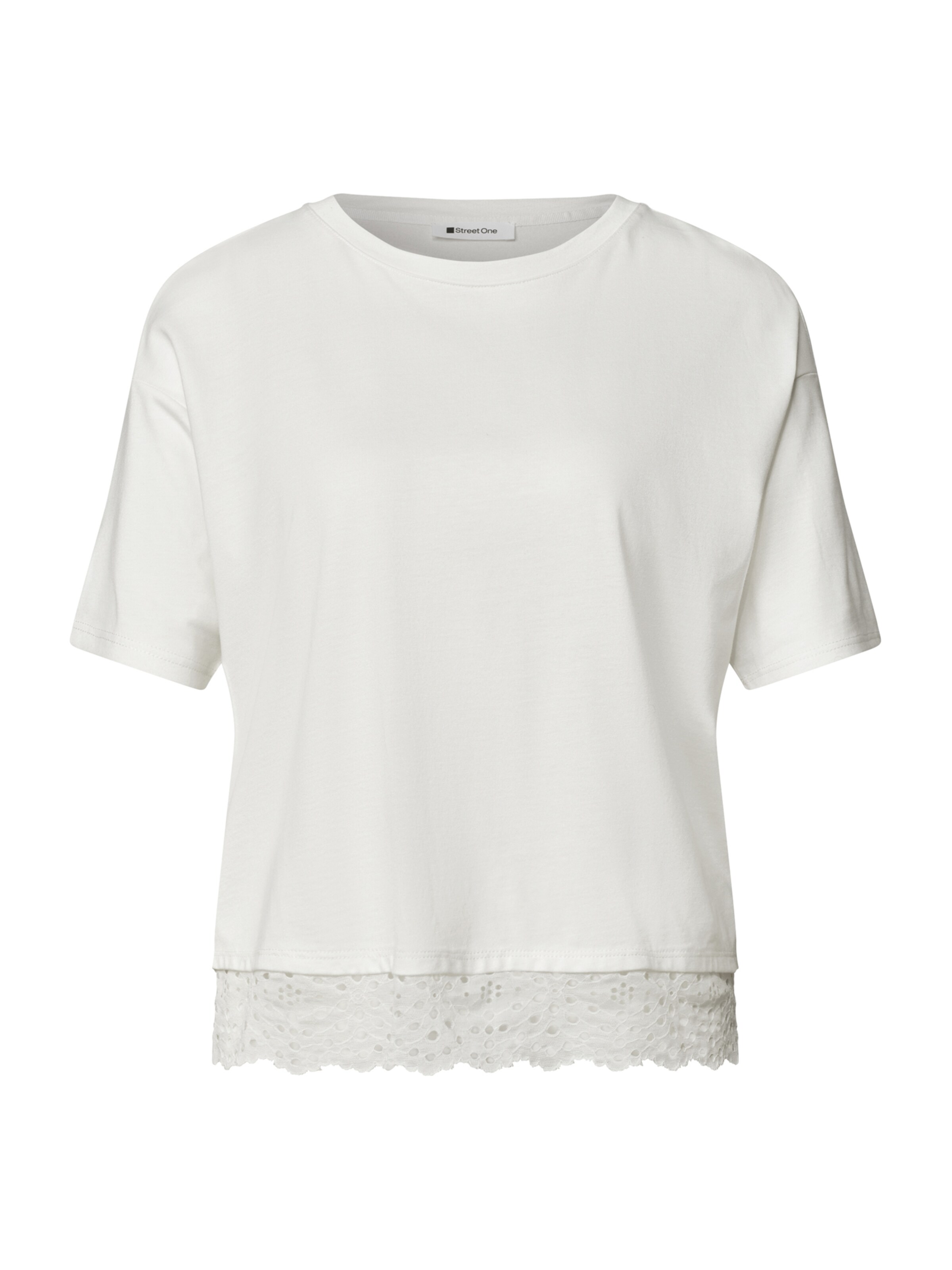 STREET ONE T-Shirt in Weiß: Vorderseite