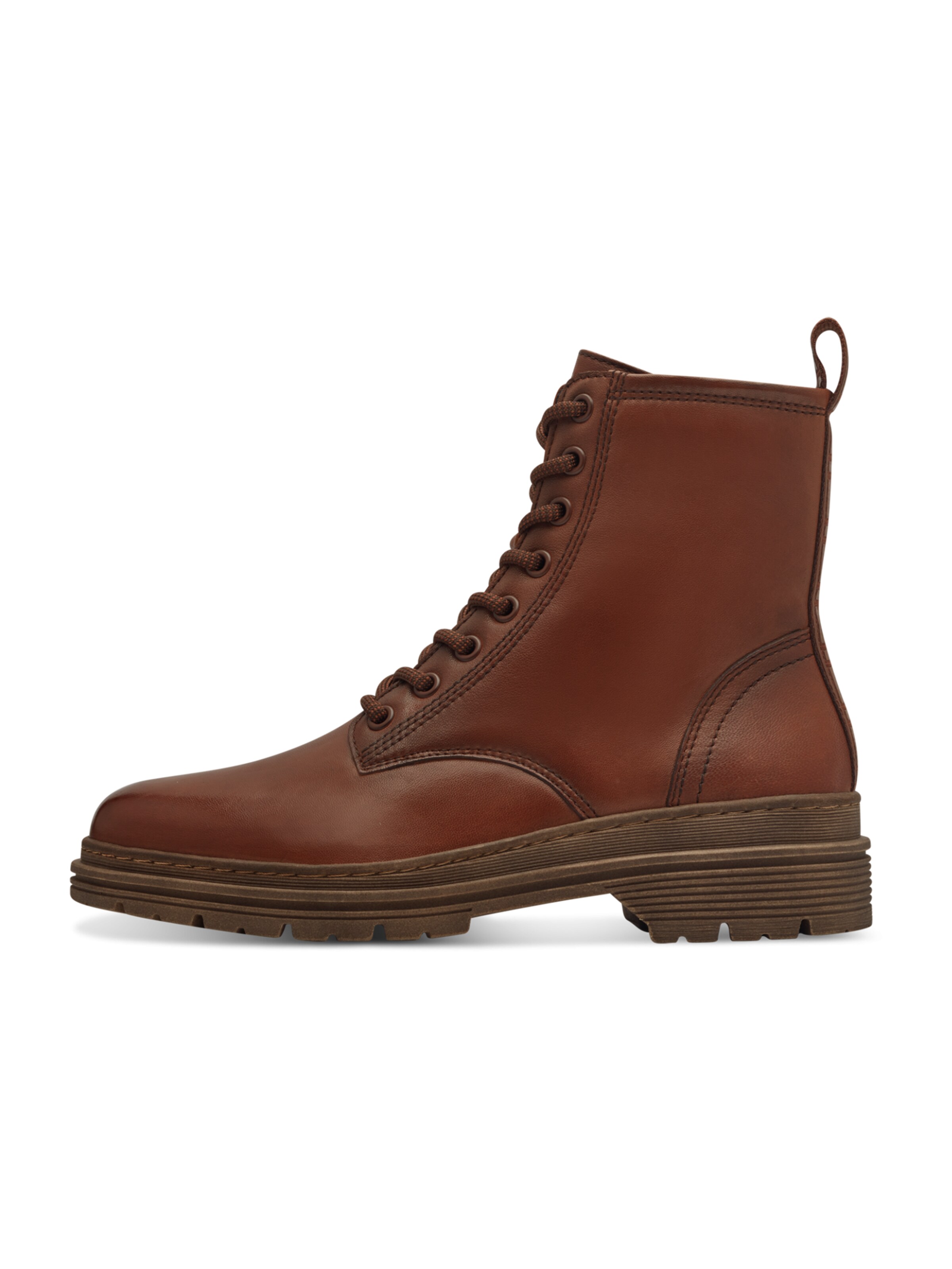 Tamaris Lace-up bootie in Brown
