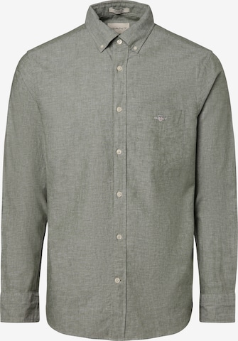 GANT Button Up Shirt ' ' in Green: front