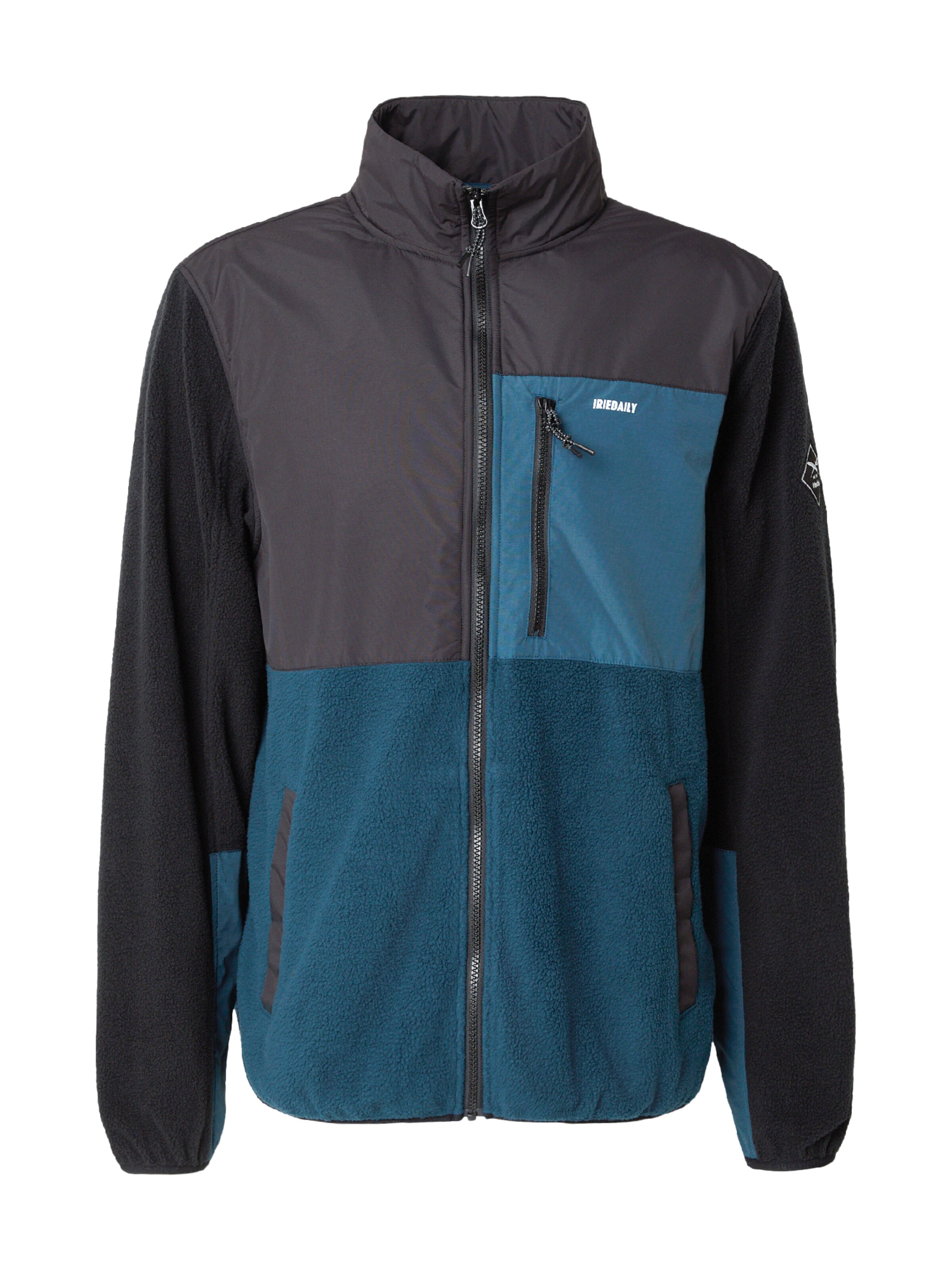 Veste en polaire 'Auf Deck' Iriedaily en bleu : devant