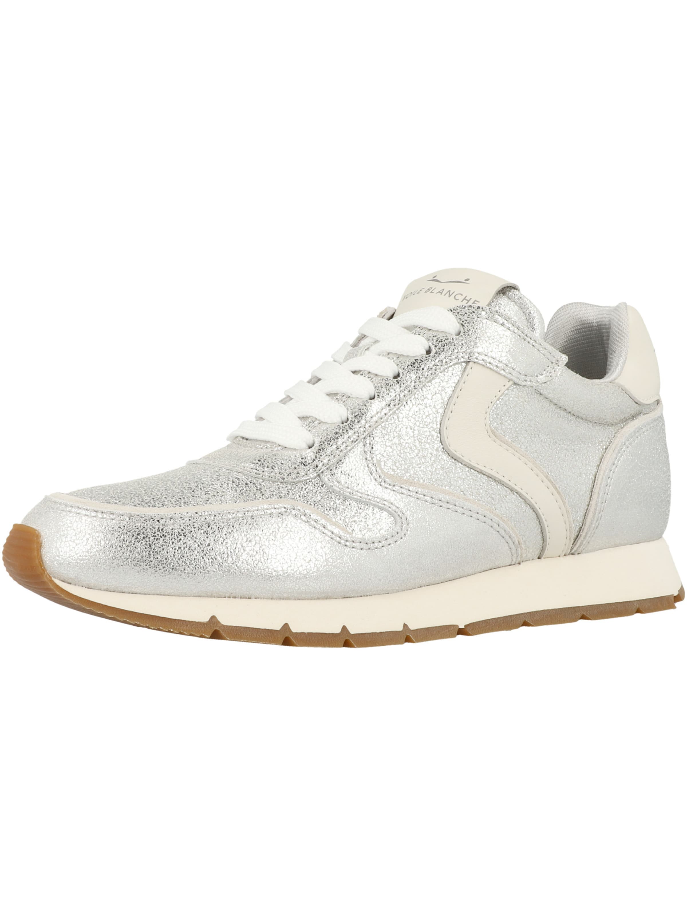 Voile blanche Platform trainers 'Julia' in Silver: front