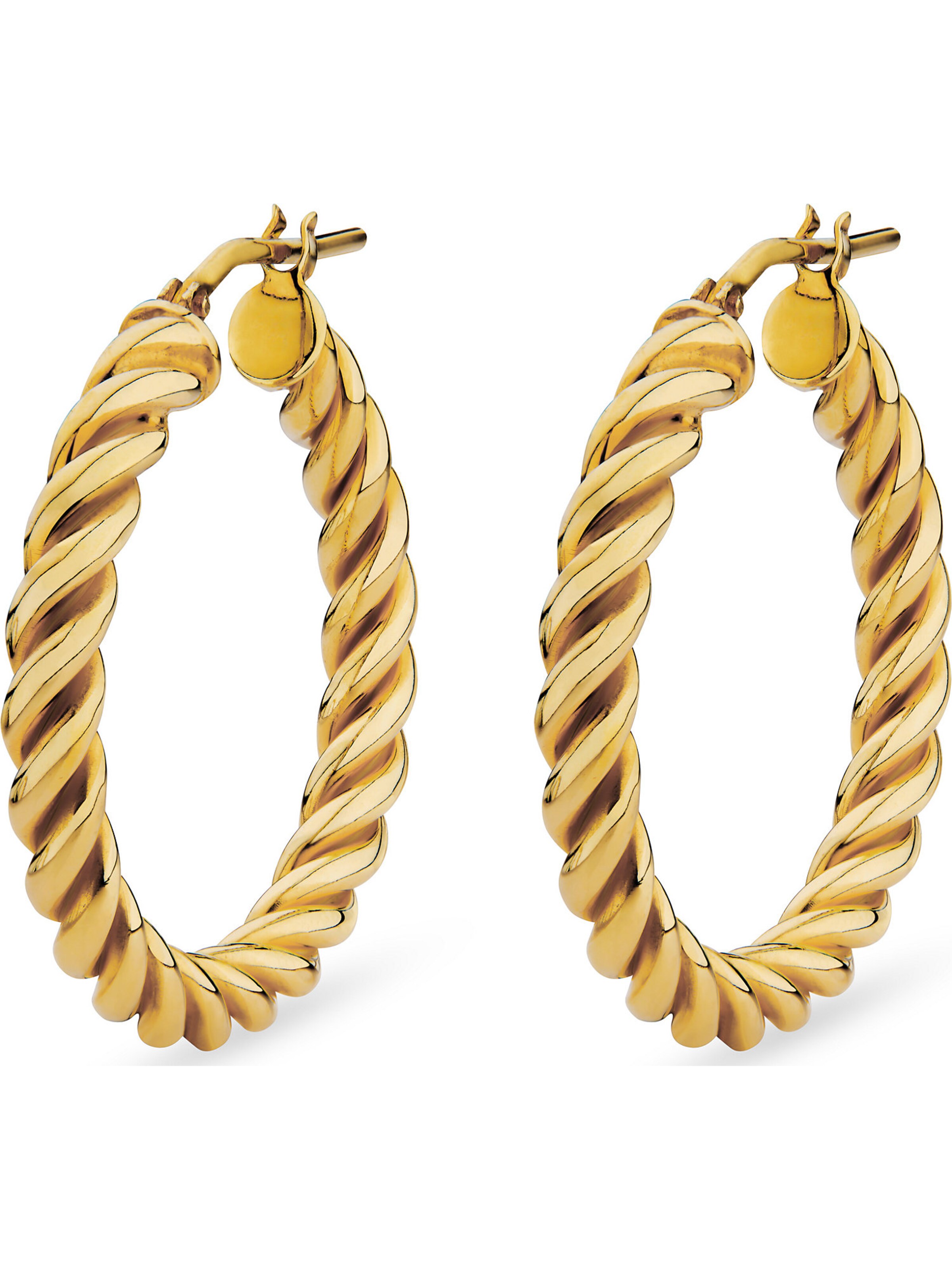 CHRIST Earrings in Gold: front