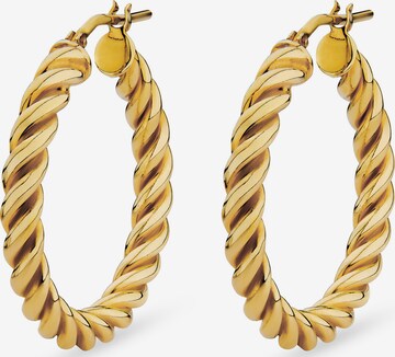 CHRIST Earrings in Gold: front