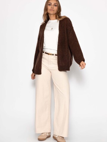 SASSYCLASSY Oversizestrickjacke‌‌‌‌‌‌ in Braun