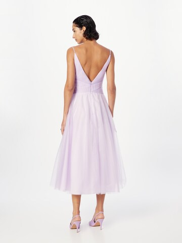 mascara Cocktail Dress in Purple