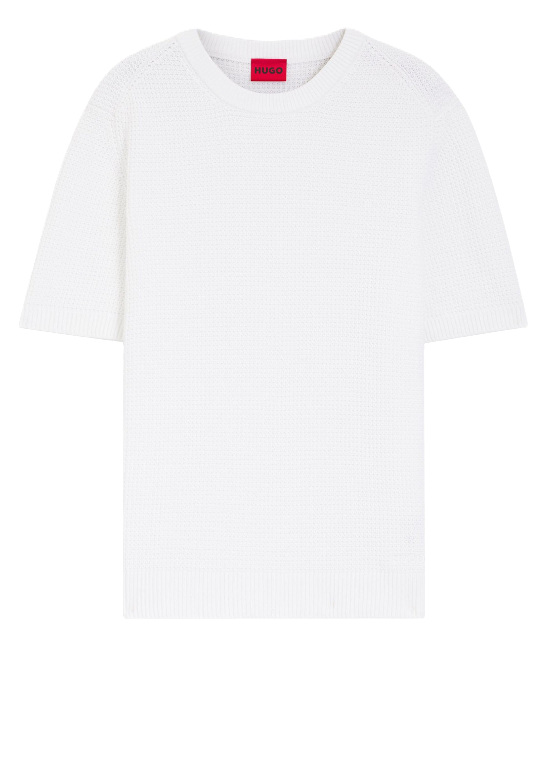 HUGO Pullover 'Saffon' in Weiß: Vorderseite