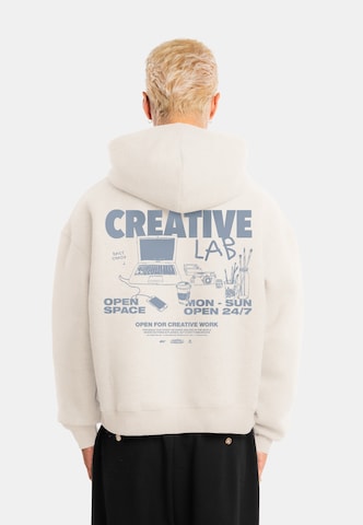 Felpa 'Creative' di Another Cotton Lab in beige: frontale