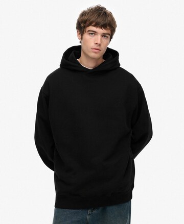 Superdry Sweatshirt in Zwart: voorkant