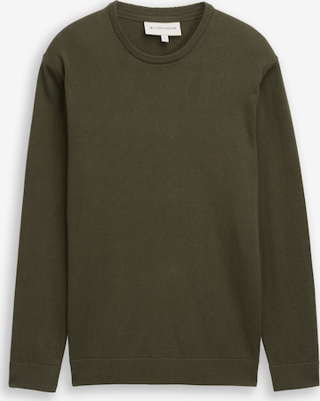 TOM TAILOR Trui in Groen: voorkant