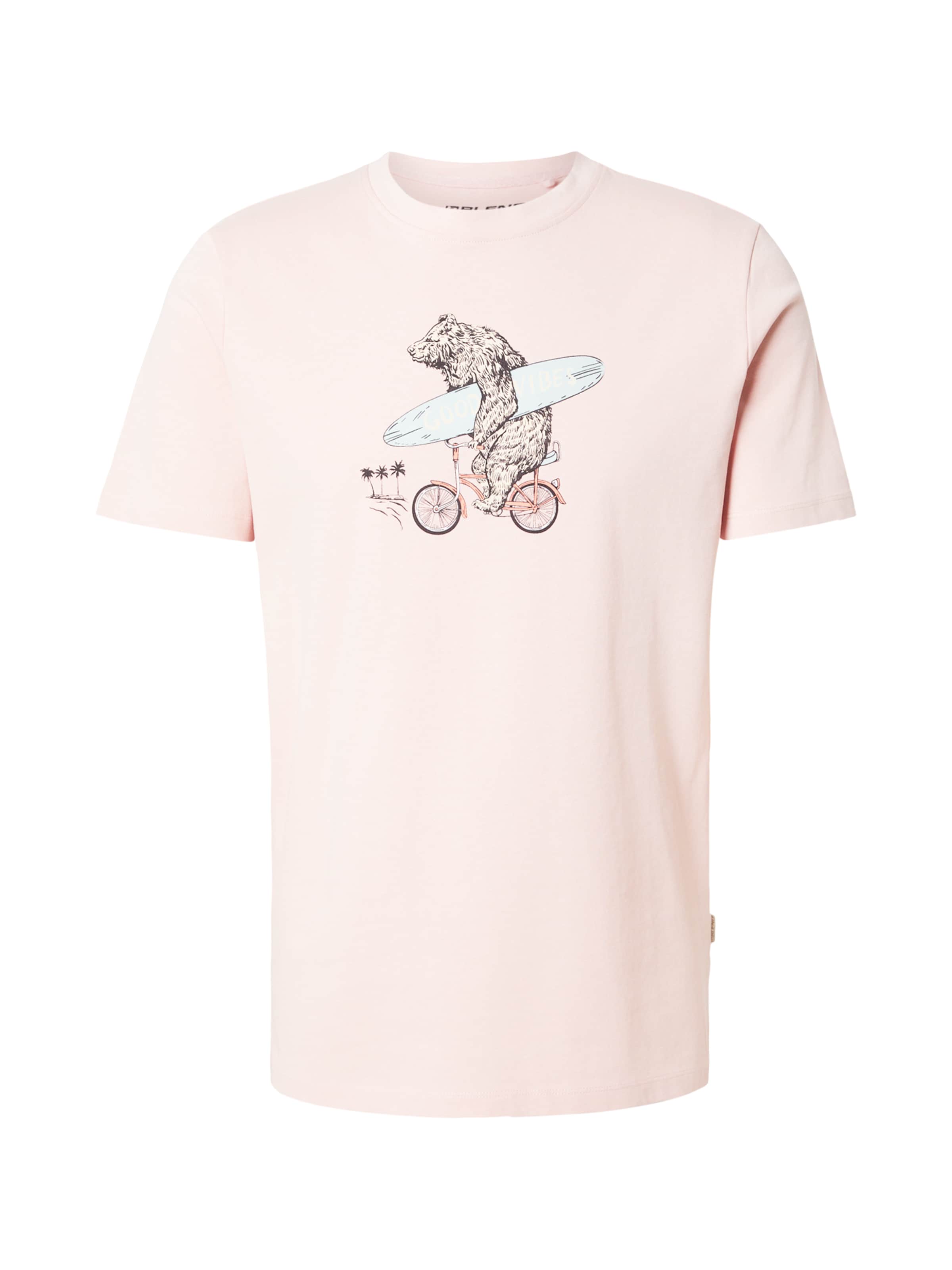 BLEND T-shirt 'BHKarsten' i orange: framsida