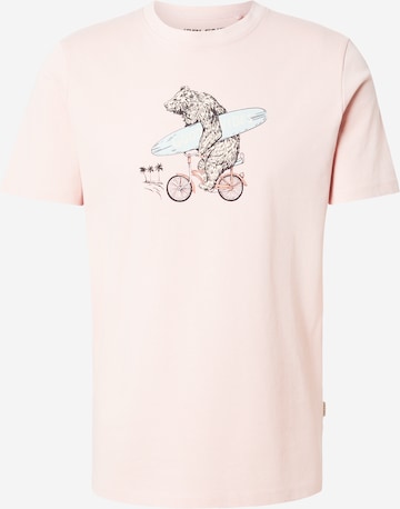 BLEND T-shirt 'BHKarsten' i orange: framsida