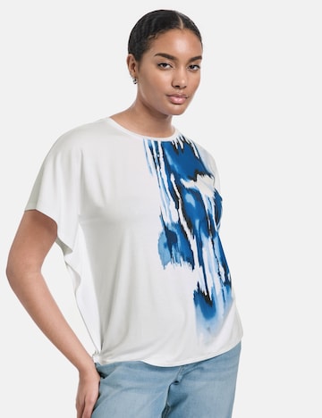 TAIFUN Shirt in Wit: voorkant